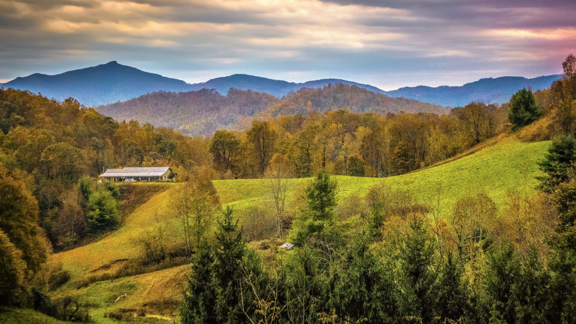 LANDSCAPES IN BOONE NORTH CAROLINA MOUNTAINS